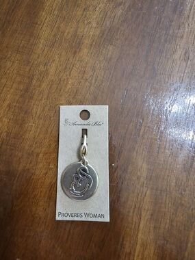 Amanda Blu Proverbs Woman Charm Pendant New